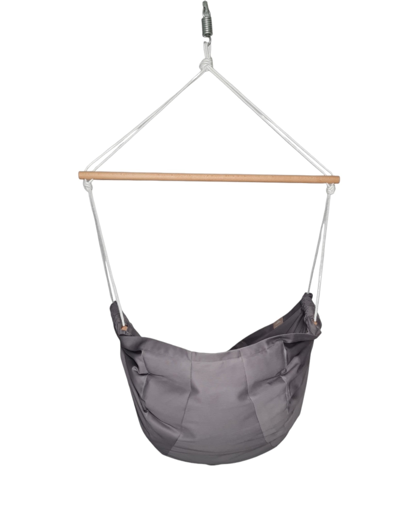 homba® zen hängesessel baumwolle grau