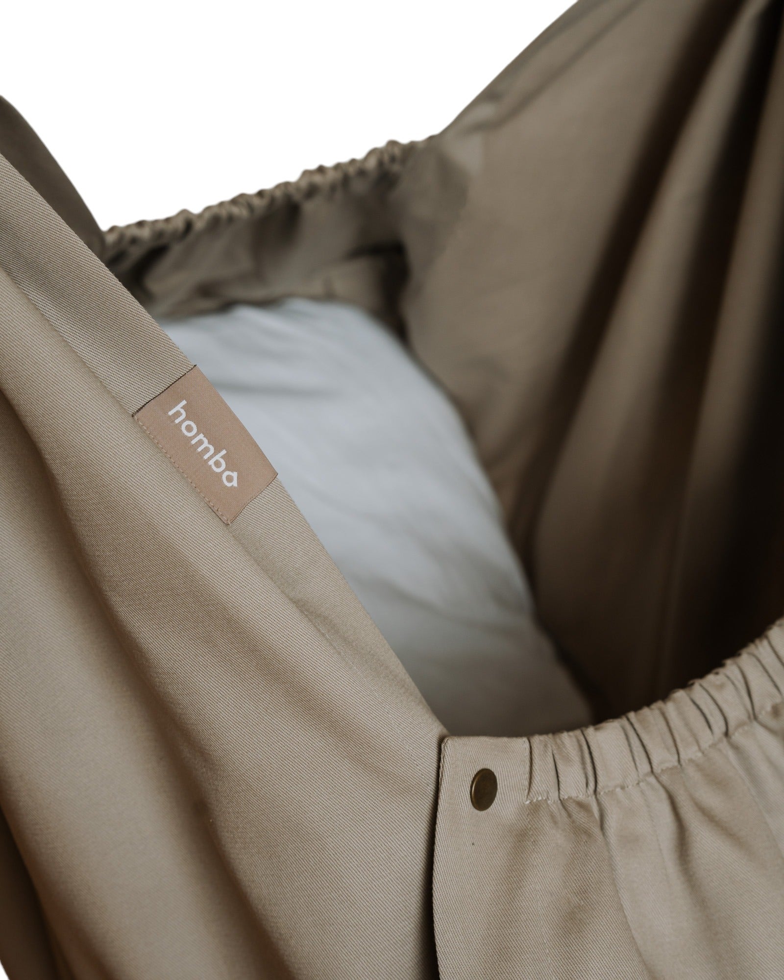 homba® baby hängewiege baumwolle beige