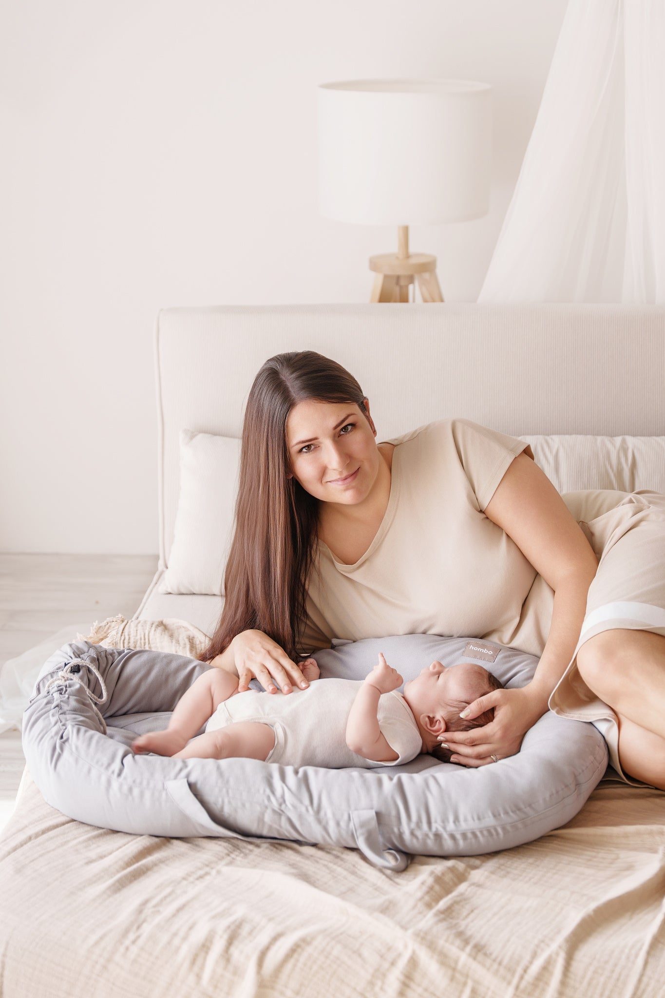 homba® Babynest Grau (0-18m)